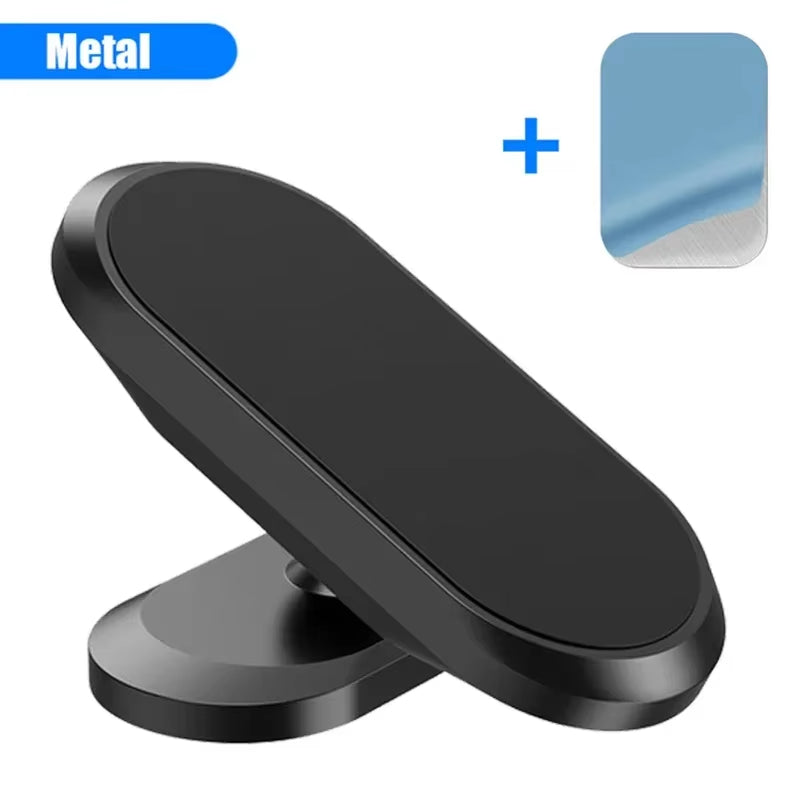Metal Strong Magnetic Car Phone Holder Magnet 360° Swivel Cell Phone Stand in Car GPS Support for Iphone Xiaomi Huawei Samsung