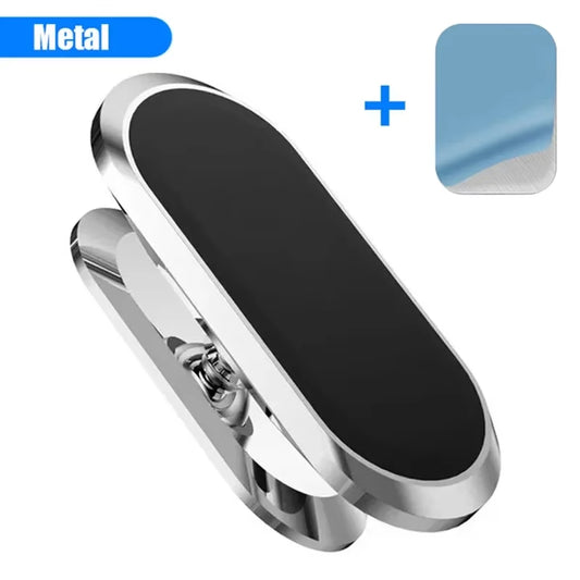 Metal Strong Magnetic Car Phone Holder Magnet 360° Swivel Cell Phone Stand in Car GPS Support for Iphone Xiaomi Huawei Samsung